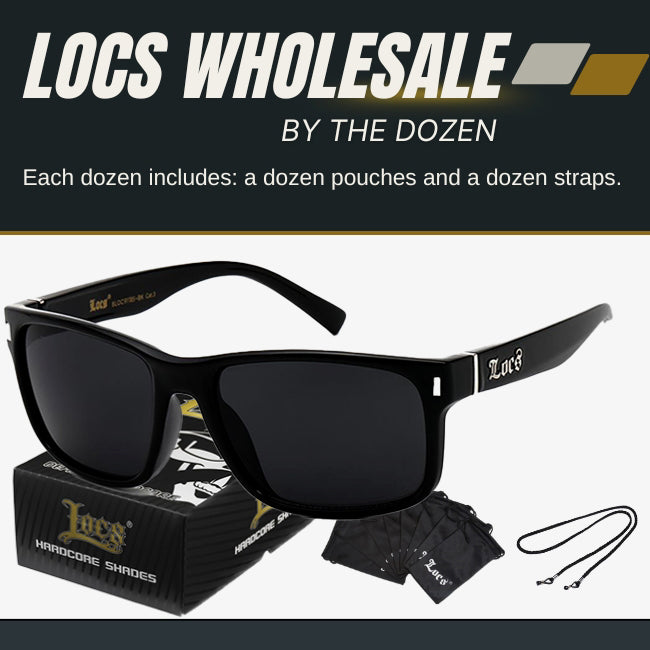 Bulk Wholesale locs Sunglasses – Locs Sunglasses display picture 2