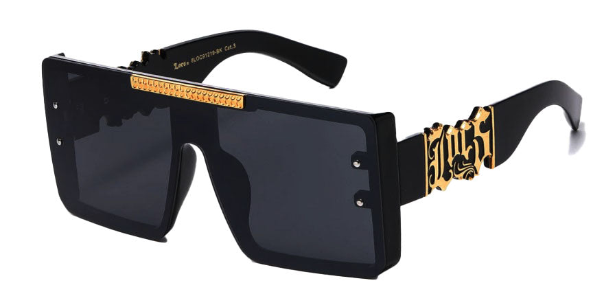 Flat Top Large Frame Locs Hip Hop Sunglasses – Locs Sunglasses