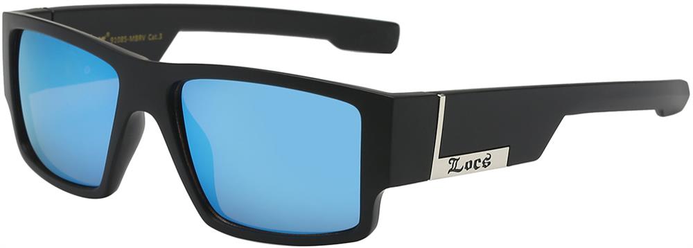 Locs Reflective Blue Mirror Lens