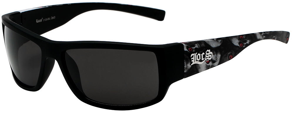 Locs Skull Pattern Shades ( Matte Finish)