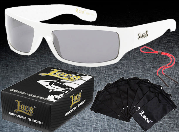 white frame Wholesale locs Sunglasses