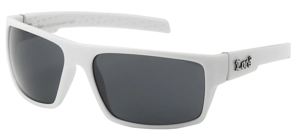 Locs white frame Shades