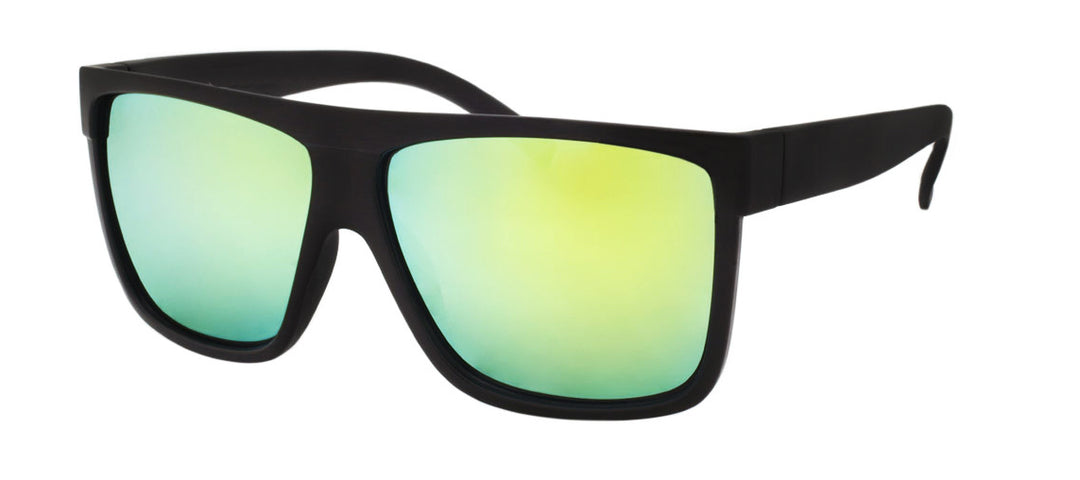 Dark  Yellow-Green mirror lens