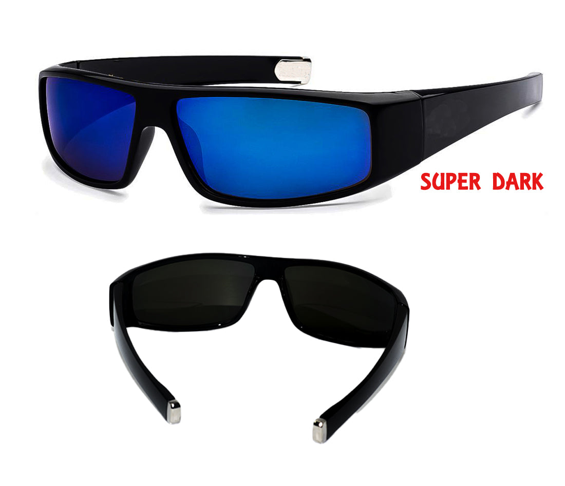 Blue shop locs sunglasses