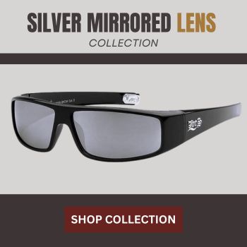 Silver Mirrored Lens Sunglasses