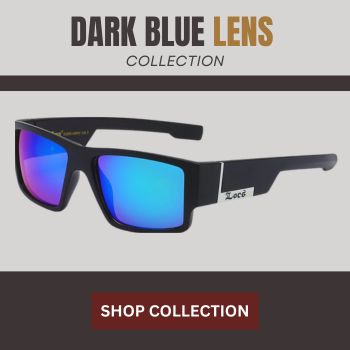 Dark Blue reflective  mirror lens