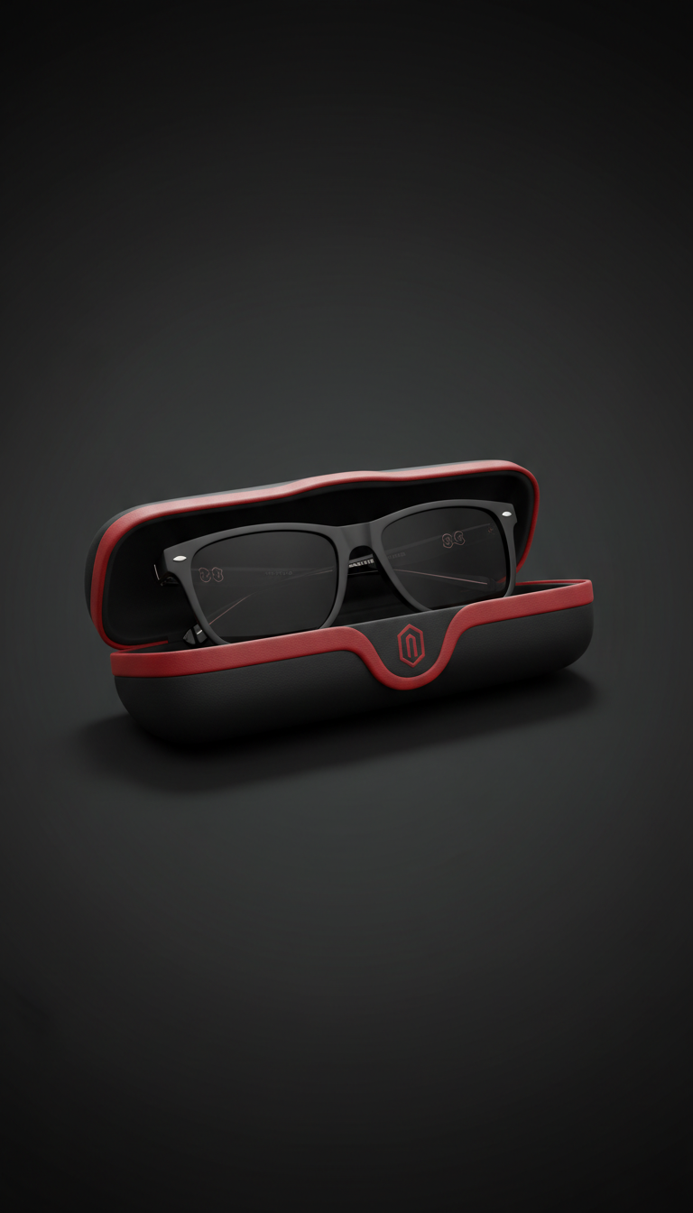 Blood Red-accented Locs Case