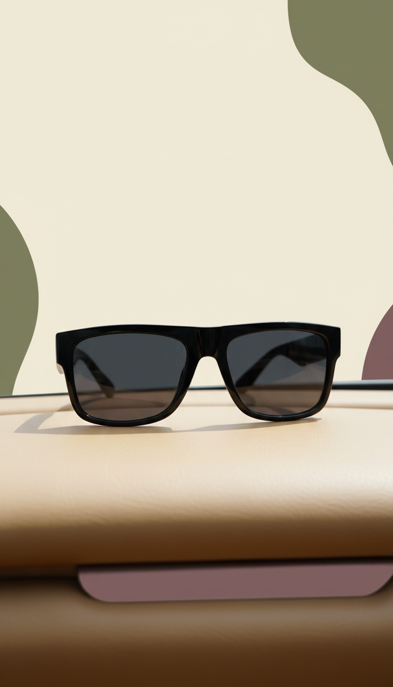Oversized Black Locs Sunglasses