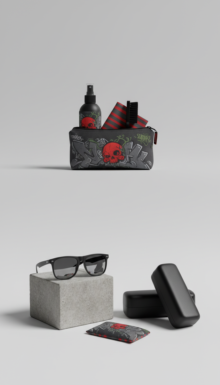 Graffiti-Accented Cleaning Kit