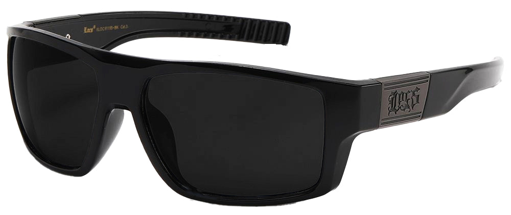 Locs large frame street trend gangster Wrap – Locs Sunglasses