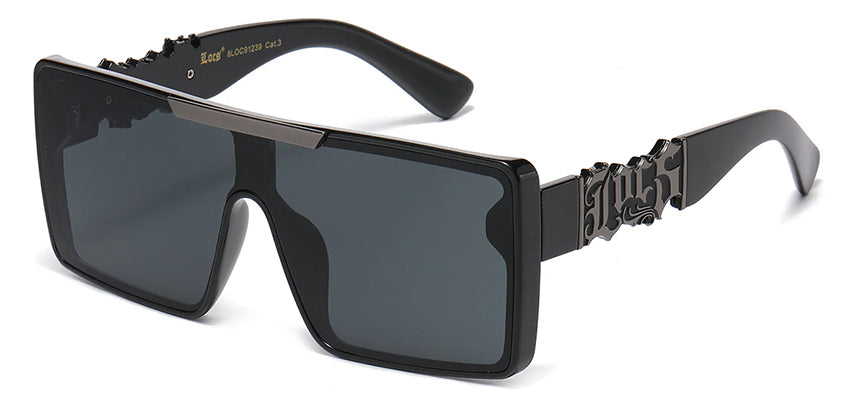 Flat Top Large Frame Locs Hip Hop Sunglasses – Locs Sunglasses