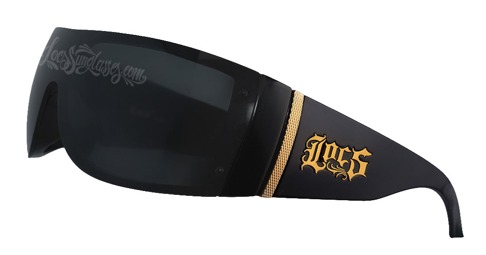Large Hip Hop  Wrap Around Locs Sunglasses