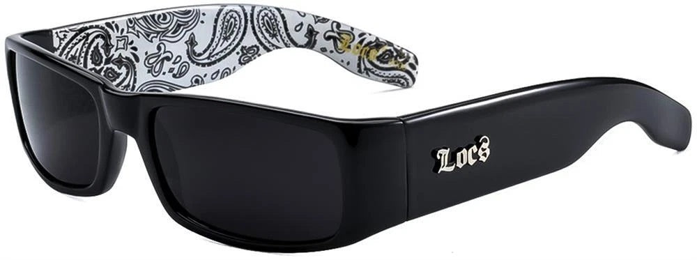 Locs Hardcore Bandana Print Shades