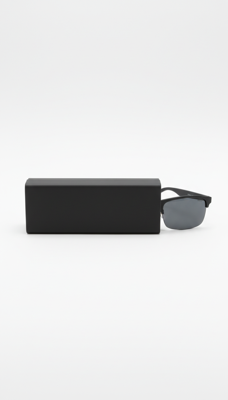 Matte Black Locs Sunglass Case