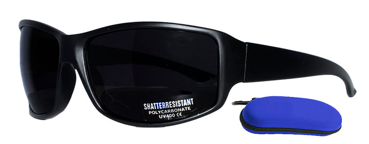 Category 4 Super Dark  Wrap Sunglasses