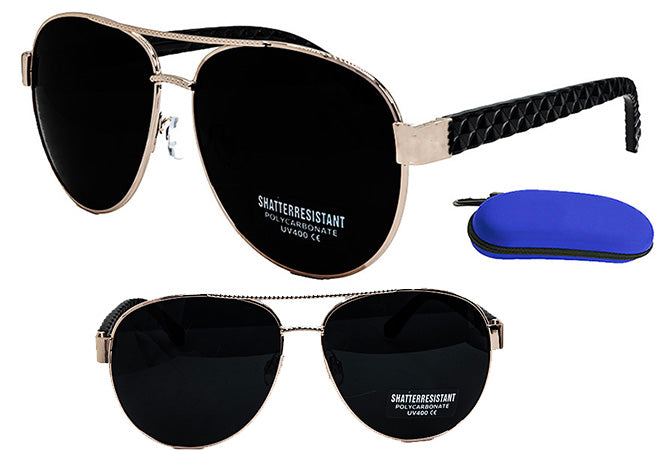 Men & Women Hip Hop Super Dark Aviator Sunglasses