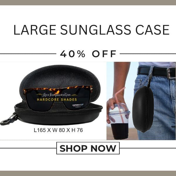 Locs Sunglass Zipper Hard Case with Hook