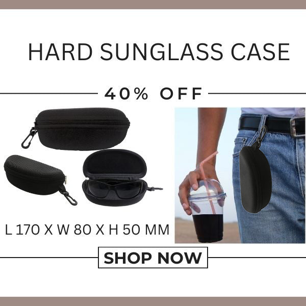 Locs sunglass hard zipper case