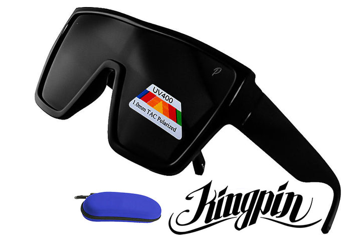 "KINGPIN"  Cat 4 Large Frame Polarized Sunglasses