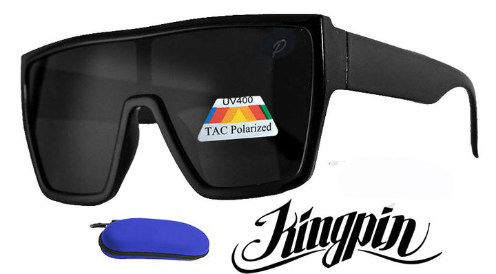 "KINGPIN"  Cat 4 Large Frame Polarized Sunglasses