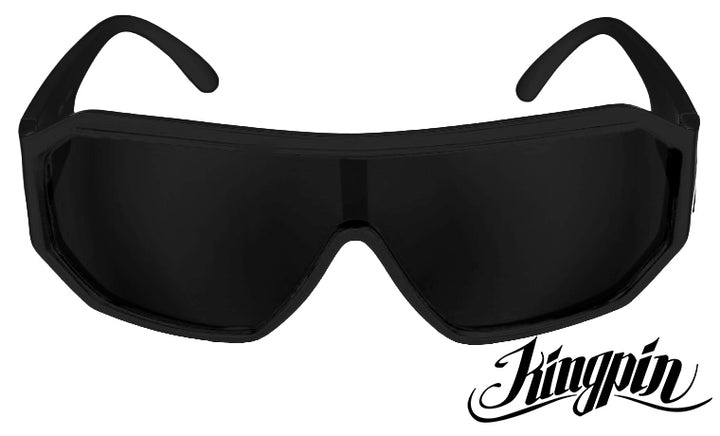 "KINGPIN"  Super Dark Large Frame Sunglasses