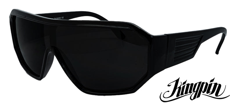 "KINGPIN"  Super Dark Large Frame Sunglasses