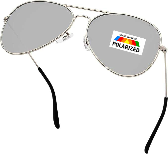 Mirror Polarized Aviator Sunglasses