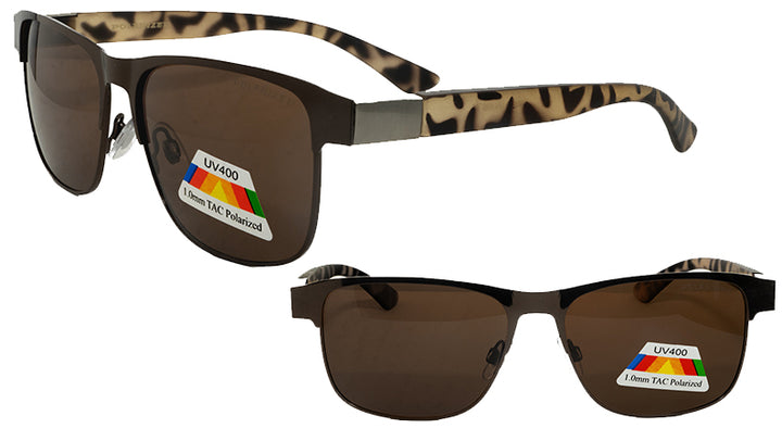 Square Men Polarized Locs Sunglasses  ( No Logo)