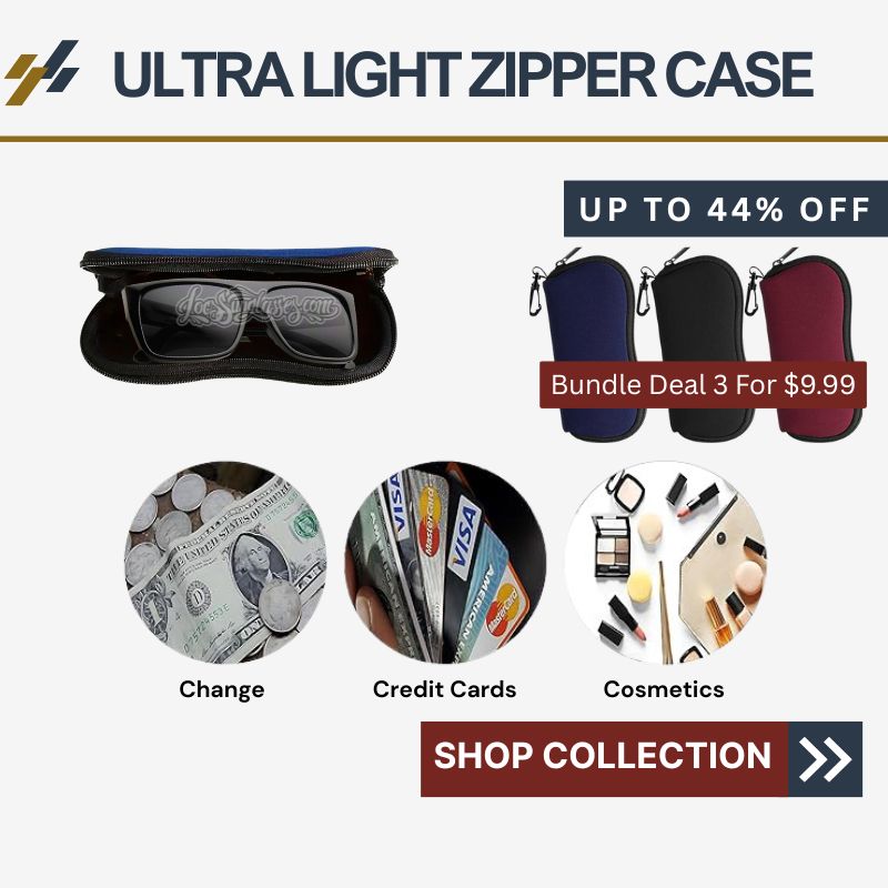 Zipper Sunglass Case Deal 3 for $9.99