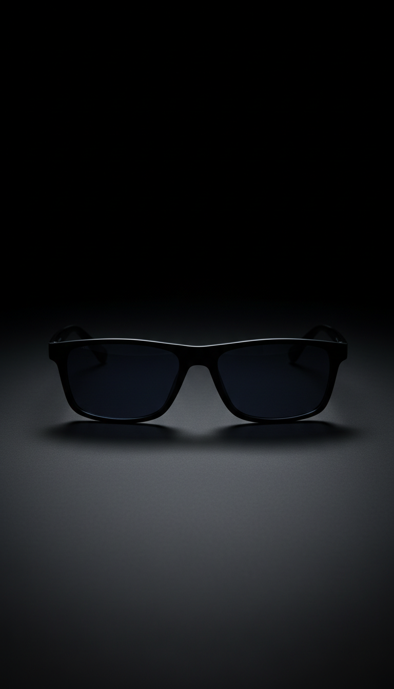 Midnight Tint angular biker shades
