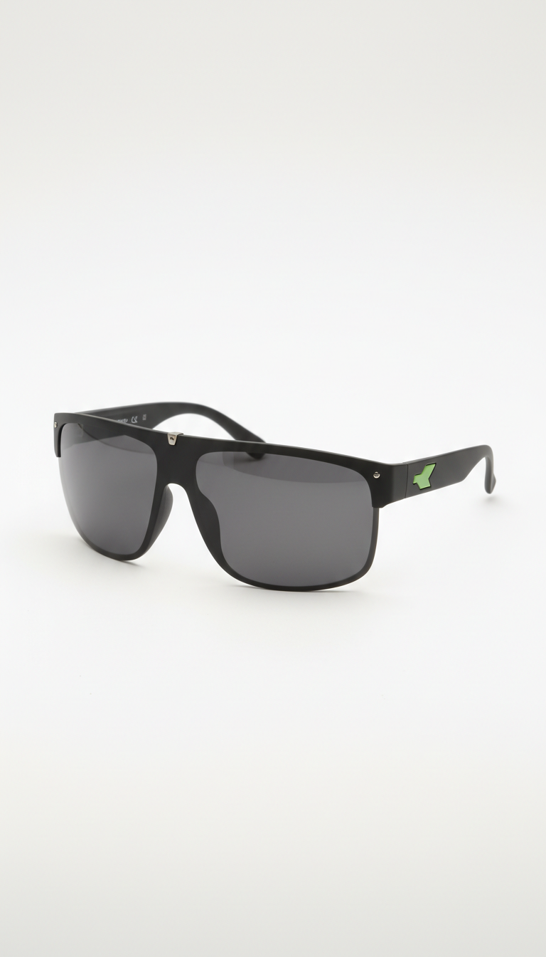 Shield-Style Locs Oversized Lenses