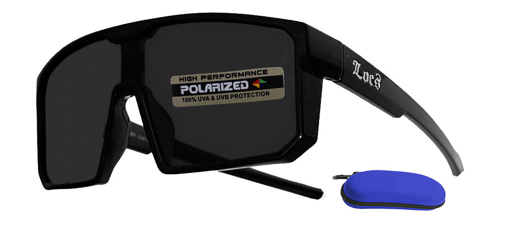 Large Frame Sports Polarized Locs With Logo