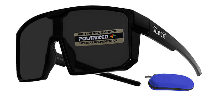 Large Frame Sports Polarized Locs With Logo