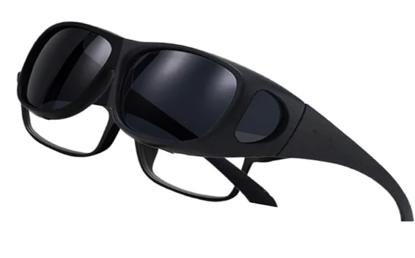 Cat 4 super dark cover-over sunglasses ( Medium )