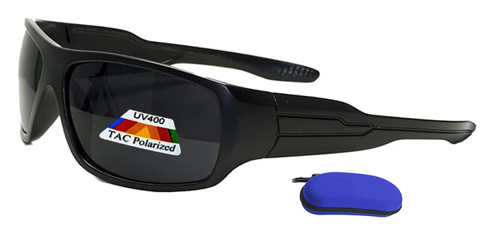 Polarized Locs  Wrap Sunglasses ( No Logo)