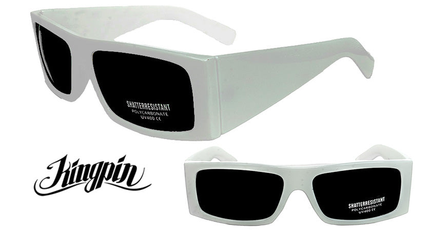 KIngpin Locs ( CAT 4 ) Super Dark White Frame Combo Deal