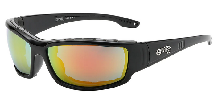 Foam Padded Motorcycle & Bikers Sunglasses