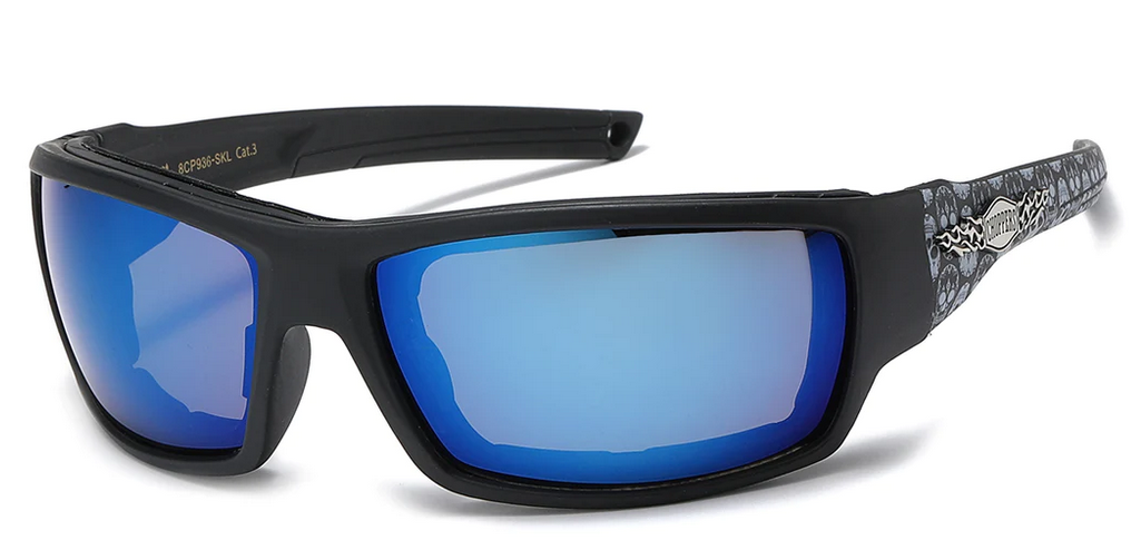 Foam Padded Motorcycle & Bikers Sunglasses