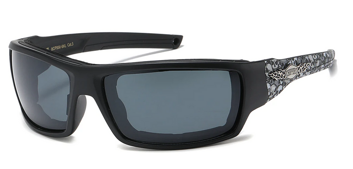 Foam Padded Motorcycle & Bikers Sunglasses