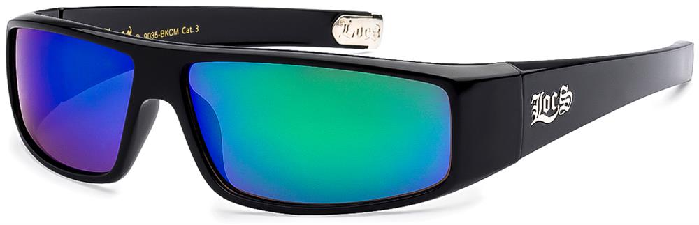 Dark  Ocean-Green reflective  mirror lens