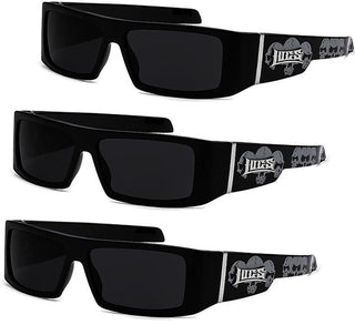 Locs dark sunglasses combo