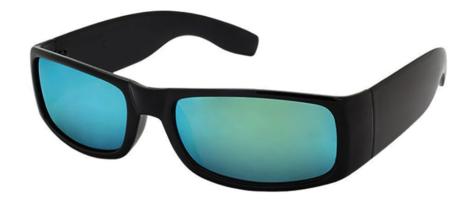 Dark  Ocean-Green reflective  mirror lens