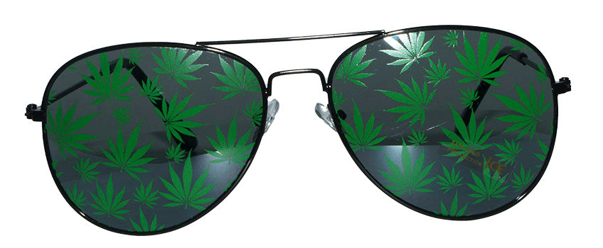 Marijuana Leaf Aviator