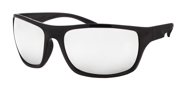 Dark  Silver   reflective  lens
