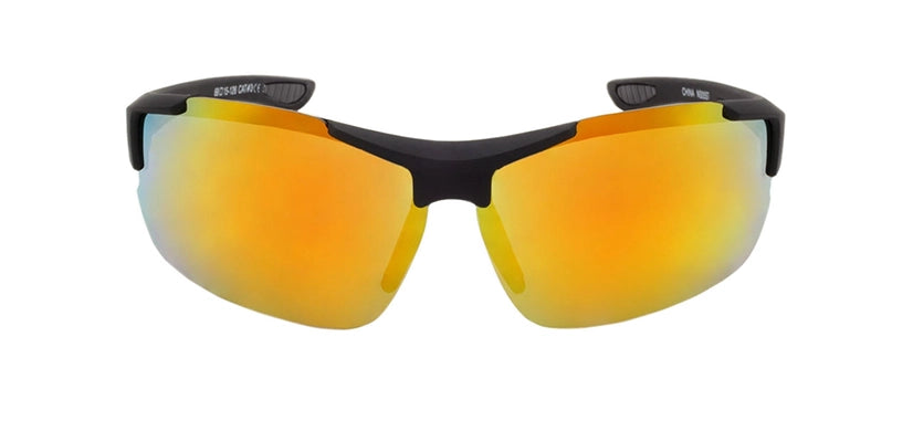 MEN'S SEMI-RIMLESS SPORT SOFT FINISH SUNGLASSES