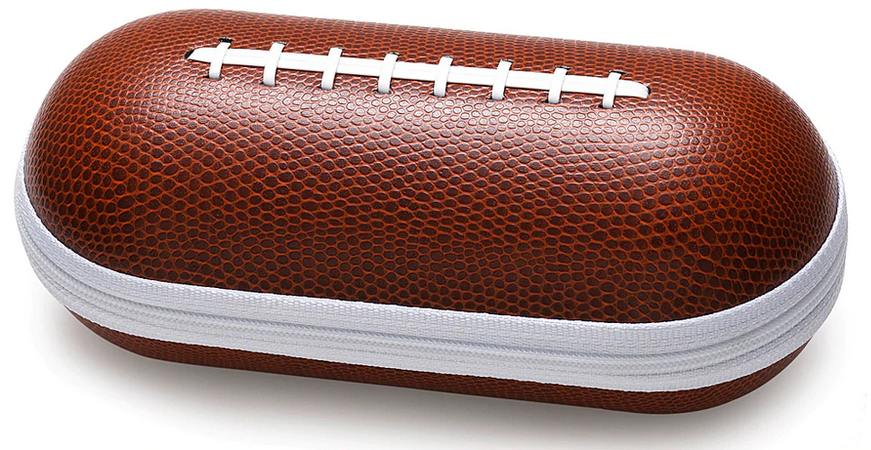 Football Zipper Clam Shell Case