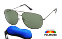 Polarized Round  Aviator Sunglasses