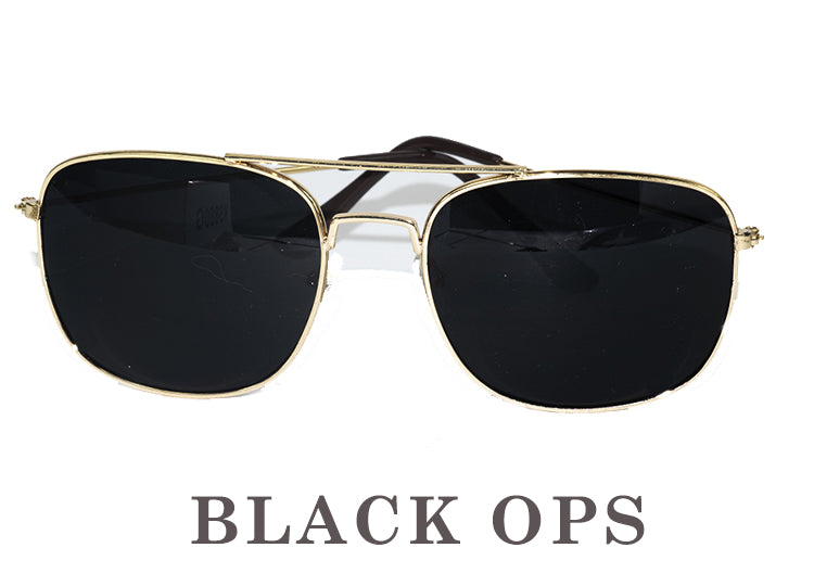 Super Dark Cat 4 Aviators Locs Sunglasses