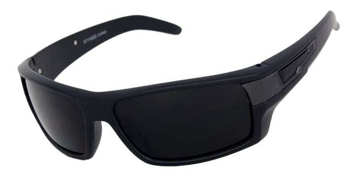 Super Dark Lens Wrap Sunglasses