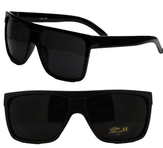 Large Frame CAT 4 Locs -Polished-Black